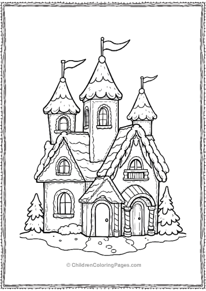 A Gingerbread Mansion Free PDF Printable