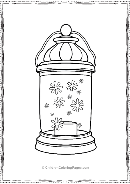 A Lantern Glowing Softly Free PDF Printable