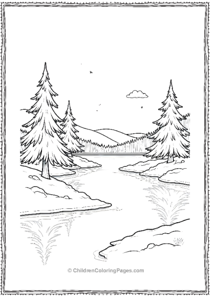 A Serene Landscape Free PDF Printable