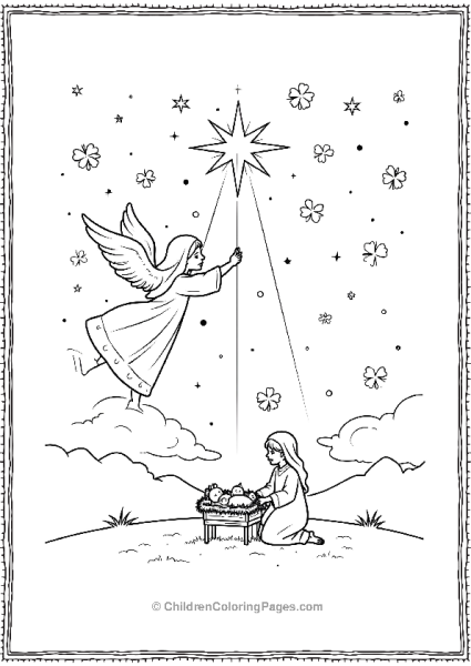 Angels Announcing Christs Birth Free PDF Printable