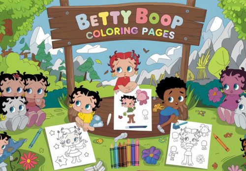 Betty Boop Coloring Pages – Free Printable PDFs For Kids 📺🎀💄💋✨