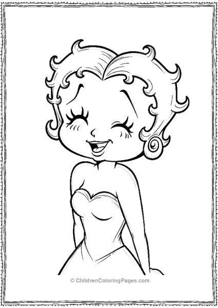 Betty Boop Laughing Free PDF Printable