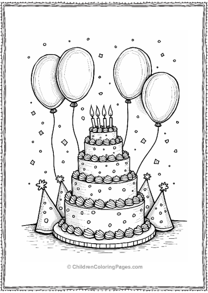 Birthday Cake Parade Celebration Free PDF Printable