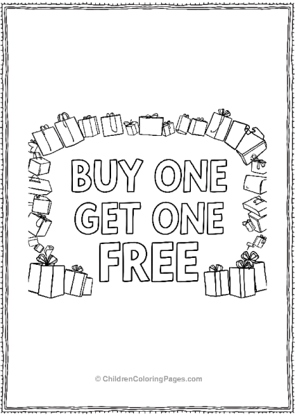 Black Friday Buy One Get One Free Banner Design Free PDF Printable