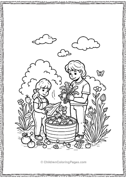 Black Friday Family Garden Harvest Free PDF Printable