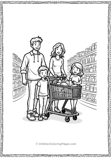 Black Friday Family Grocery Shopping Free PDF Printable