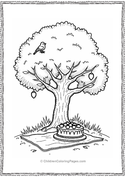 Cake Under A Tree Free PDF Printable