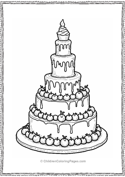 Chocolate Fountain Cake Delight Free PDF Printable