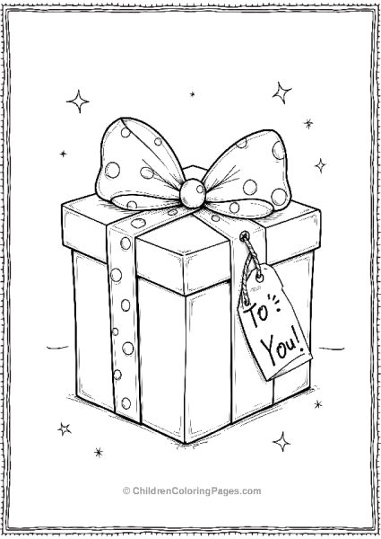 Christmas Presents With A Pretty Pattern Bow Free PDF Printable