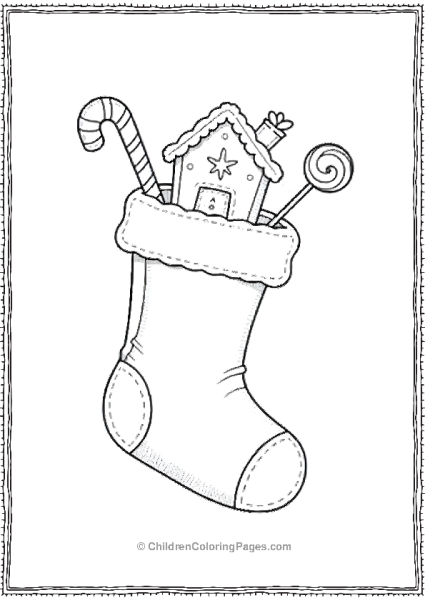 Christmas Stocking With Various Holidays Poppers Free PDF Printable