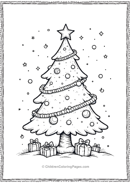 Christmas Tree Made Of Candy Canes Free PDF Printable