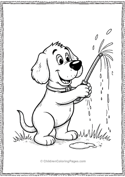 Clifford Cooling Off With Sprinkles Free PDF Printable