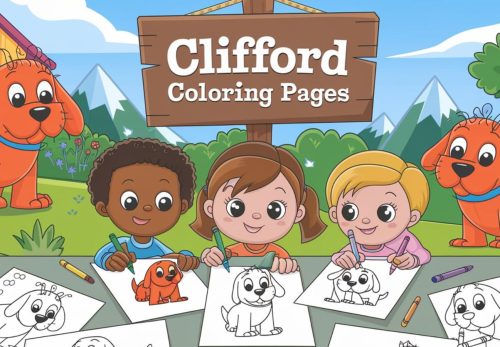 Clifford Coloring Pages – Free Printable PDFs For Kids 🐶🐾