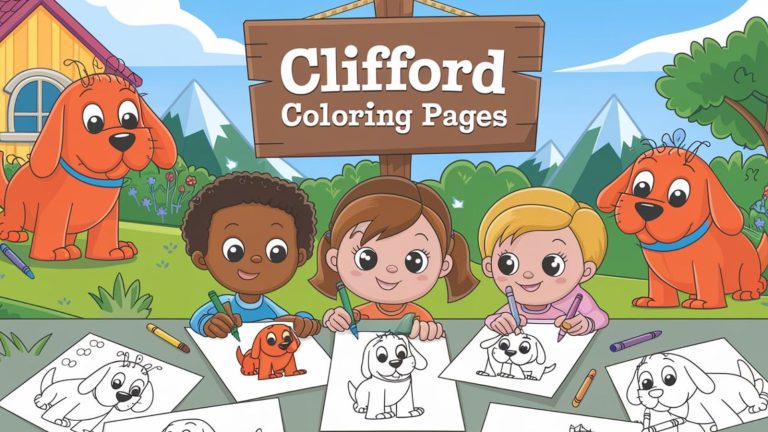 Clifford Coloring Pages