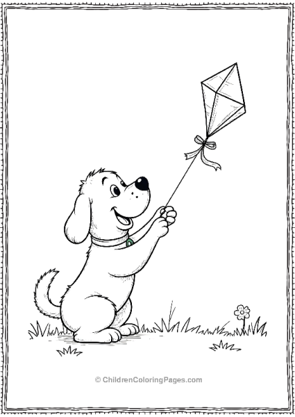 Clifford Flying A Kite Free PDF Printable