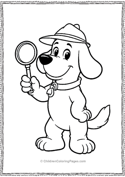 Clifford Playing Detective Free PDF Printable