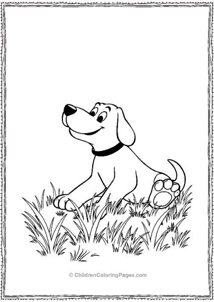 Clifford Rolling In The Grass Free PDF Printable