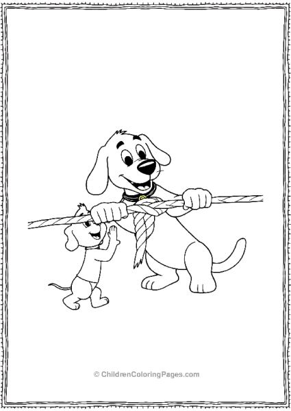 Clifford Tying Tug Of War Rope Free PDF Printable