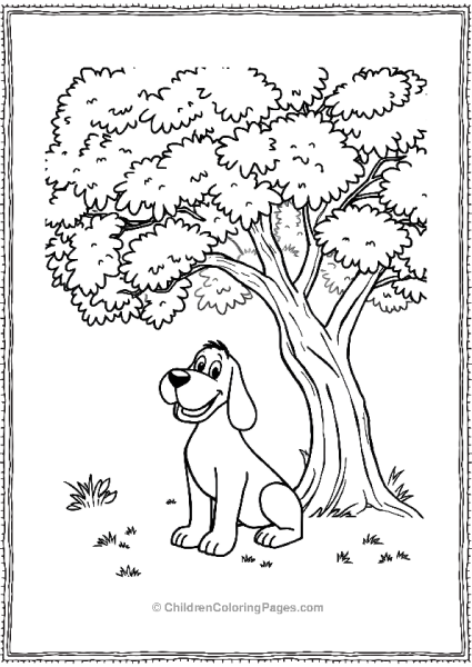 Clifford Under A Big Shady Tree Free PDF Printable