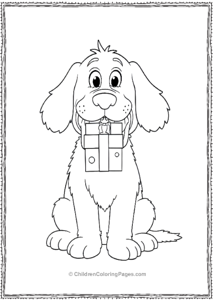 Clifford With A Stack Of Gifts Free PDF Printable