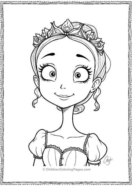 Closeup Of Victoria With A Gentle Smile Free PDF Printable