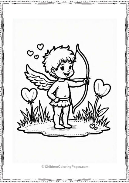 Cupid’s Garden Of Hearts Free PDF Printable