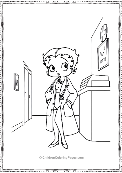 Doctor Betty Boop Free PDF Printable