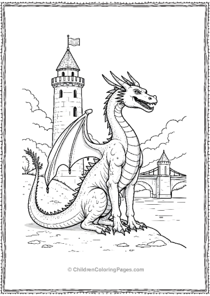 Dragon By The Tower And Bridge Free PDF Printable