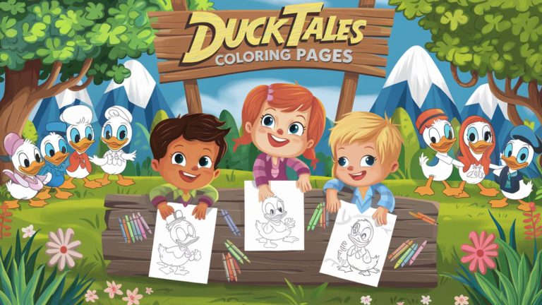 Ducktales Coloring Pages