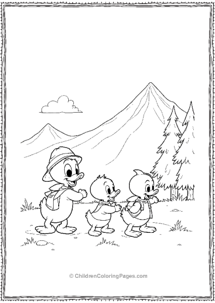 DuckTales Family Hiking Free PDF Printable