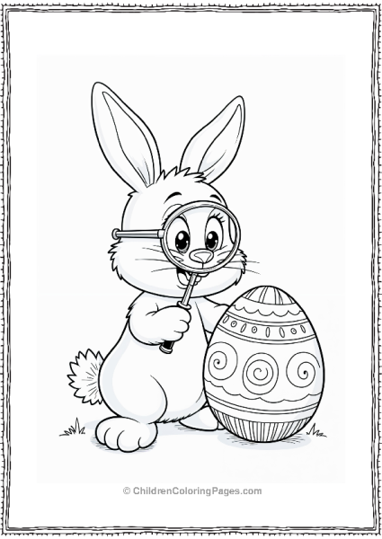 Easter Bunny Egg Detective Free PDF Printable