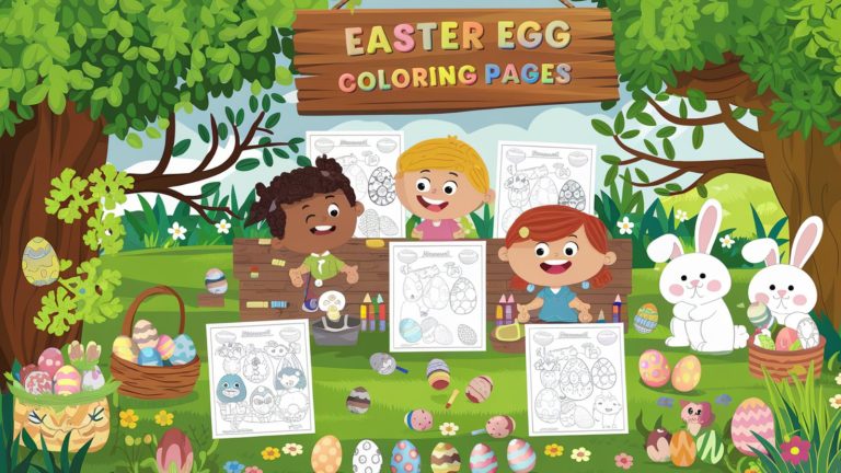 Easter Egg Coloring Pages