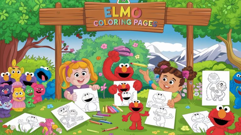 Elmo Coloring Pages