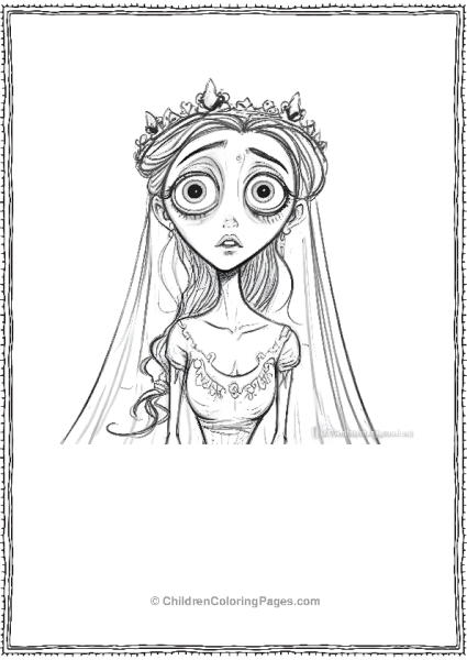 Emily As A Corpse Bride Free PDF Printable