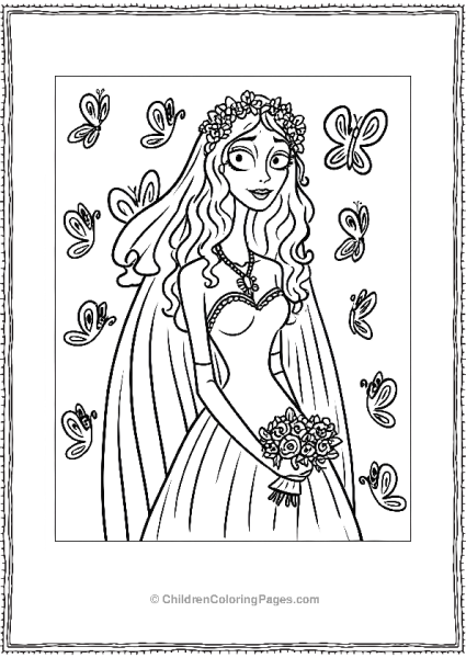 Emily With Butterflies Free PDF Printable