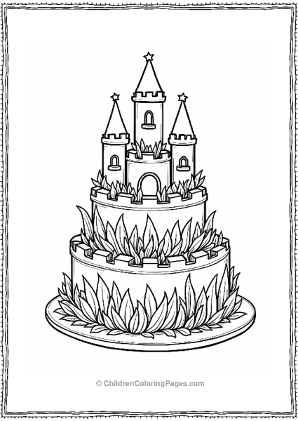 Fairy Tale Castle Cake Free PDF Printable