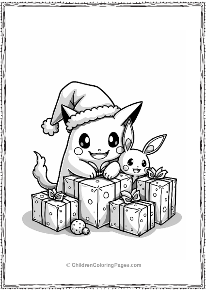 Gengar And Mimikyu S Christmas Surprise Free PDF Printable