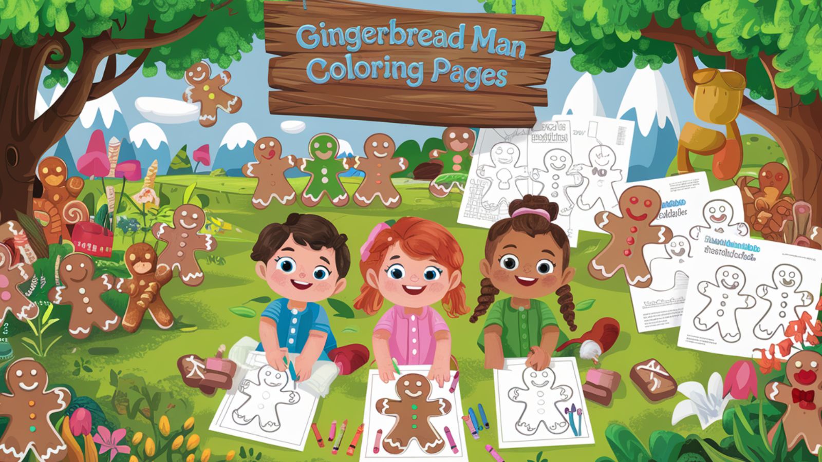 Gingerbread Man Coloring Pages – Download Free PDFs For Kids 🍪🎄