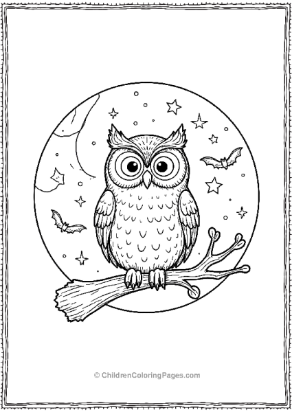 Halloween Mandala Owl Free PDF Printable