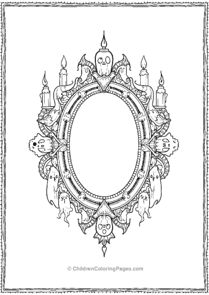 Halloween Mirror Mandala Free PDF Printable