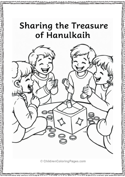 Hannukah Gelt Sharing Fun Free PDF Printable