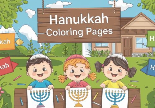 Hanukkah Coloring Pages – Free PDFs For Kids 🕎