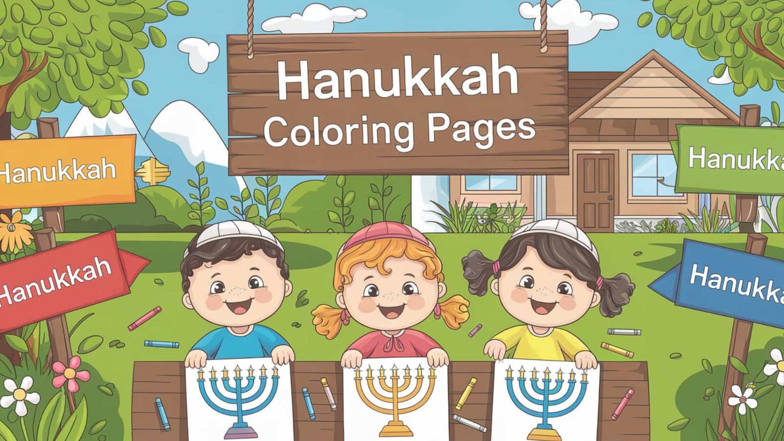 Hanukkah Coloring Pages – Free PDFs For Kids 🕎