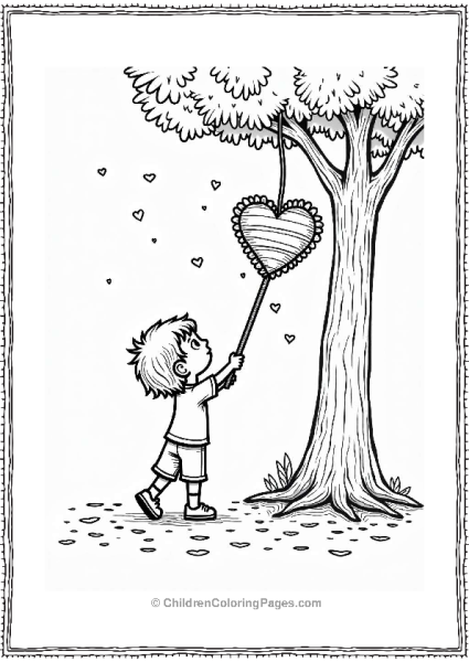 Heart Shaped Piñata For Valentine’s Day Free PDF Printable