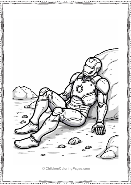 Iron Man At The Ocean Floor Free PDF Printable