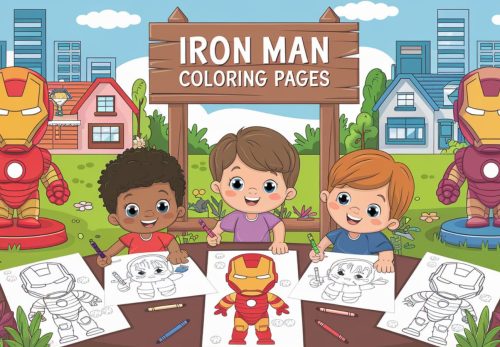 Iron Man Coloring Pages – Free Printable PDFs For Kids 🦸‍♂️👨🖍