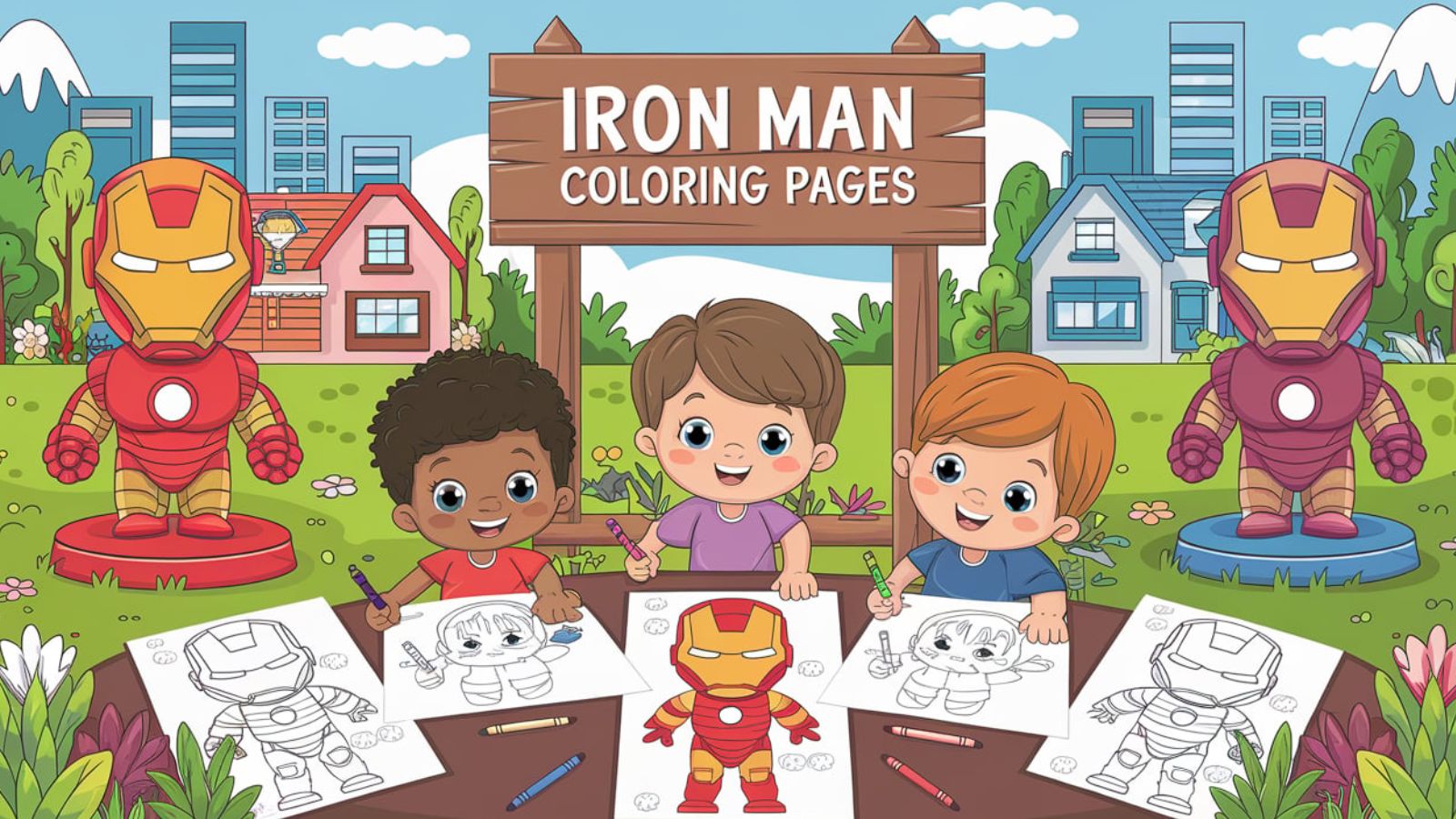 Iron Man Coloring Pages – Free Printable PDFs For Kids 🦸‍♂️👨🖍