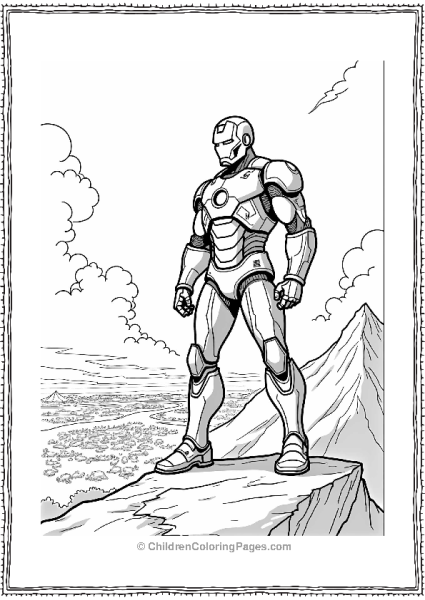 Iron Man Planning His Attack Free PDF Printable