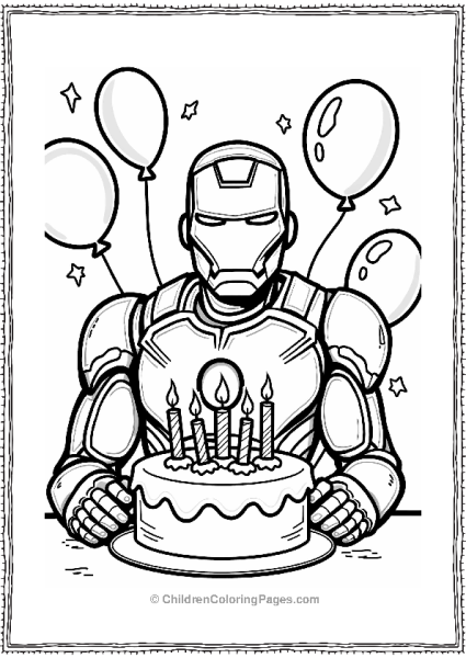 Iron Man S Birthday Celebration Free PDF Printable