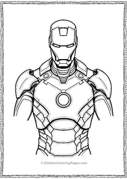 Iron Man S Chest Plate Design Free PDF Printable